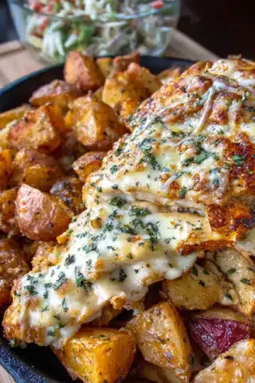 Garlic Parmesan Chicken and Potatoes