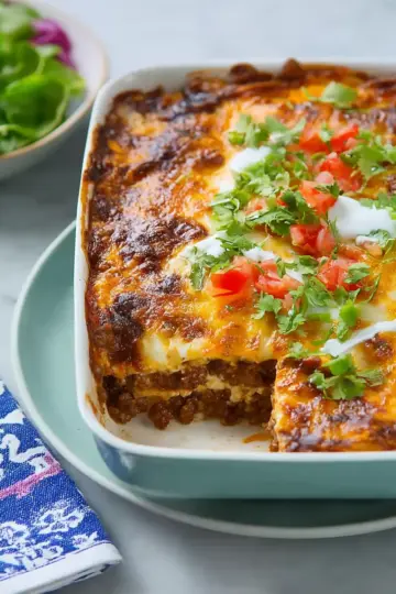 Beef Enchilada Casserole