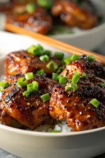 Honey Black Pepper Chicken Thighs