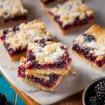Blackberry Pie Bars