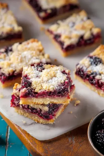 Blackberry Pie Bars