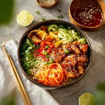 SWEET CHILLI CHICKEN BOWLS