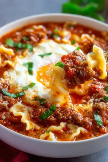 Lasagna Soup