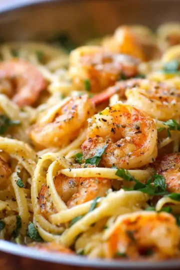 Garlic Butter Shrimp Pasta