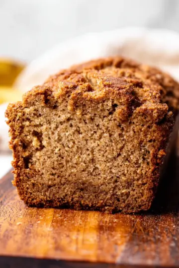 Whole Wheat Cinnamon Crunch Banana Bread