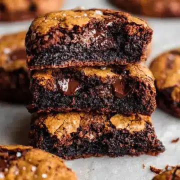 The BEST Fudgy Chewy Brookies