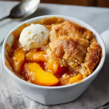 Fresh Southern Peach Cobbler