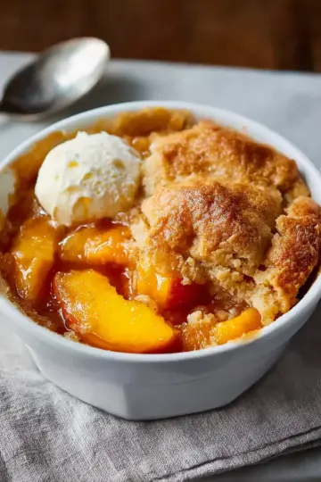 Fresh Southern Peach Cobbler