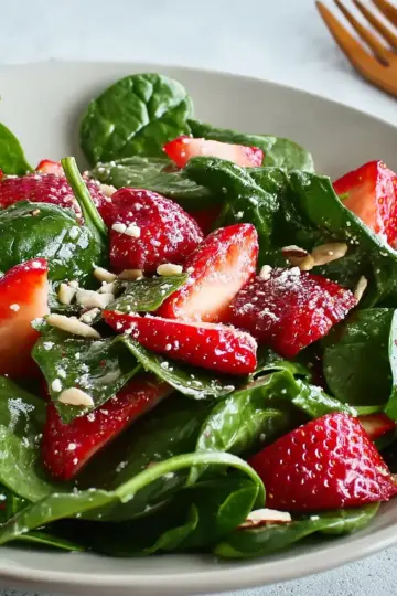 Strawberry Spinach Salad