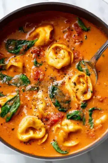 Tomato Tortellini Soup