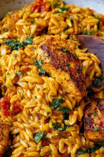 Cajun Chicken Orzo