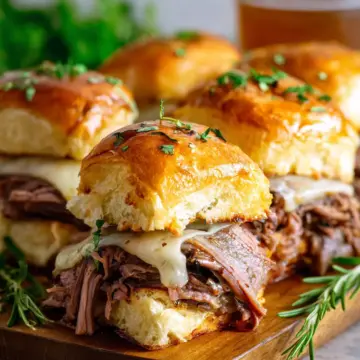 Easy French Dip Sliders Recipe