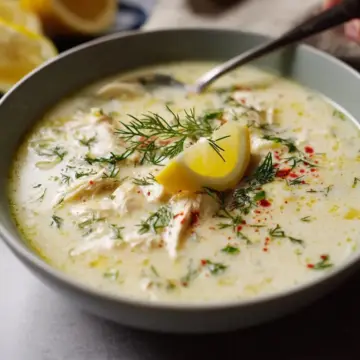 Greek Lemon Chicken Soup (Avgolemono Soup)