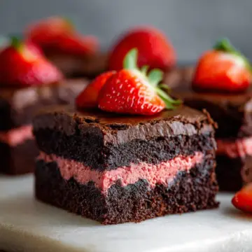 Strawberry Brownies