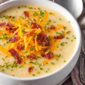 Cheddar Cheese Potato Soup