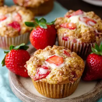 Strawberry Cheesecake Muffins