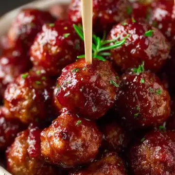 Cranberry Meatballs