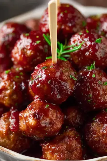 Cranberry Meatballs