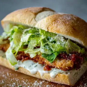 Crispy Chicken Caesar Sandwich