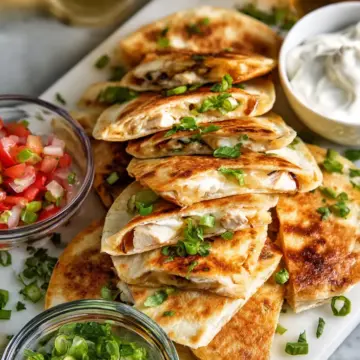 Mini Chicken Quesadillas