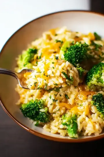 The 4-Ingredient Cheesy Broccoli Rice I’ve Been Making Since College