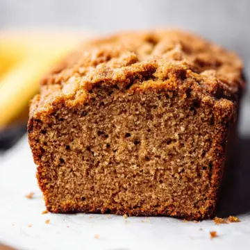 Whole Wheat Cinnamon Crunch Banana Bread