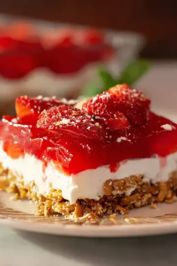 Strawberry Pretzel Salad