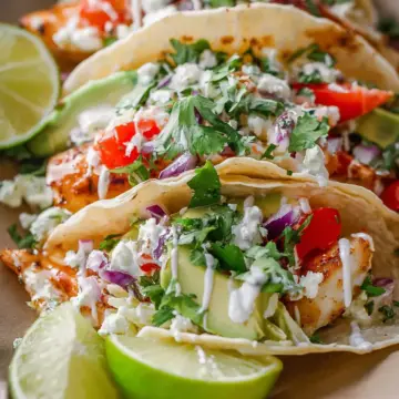 Fish Tacos Recipe with Best Fish Taco Sauce!