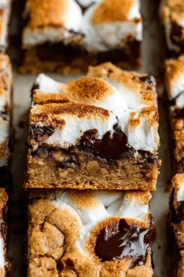 S’mores Cookie Bars