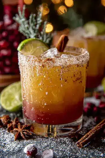 Whoville’s Spiced Up Christmas Margarita (with mocktail).