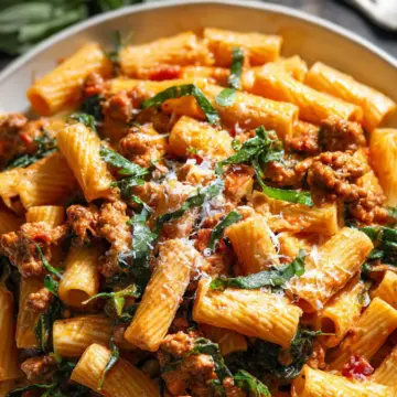 Creamy Sausage Rigatoni (One-Pot, 30-Minute Meal)