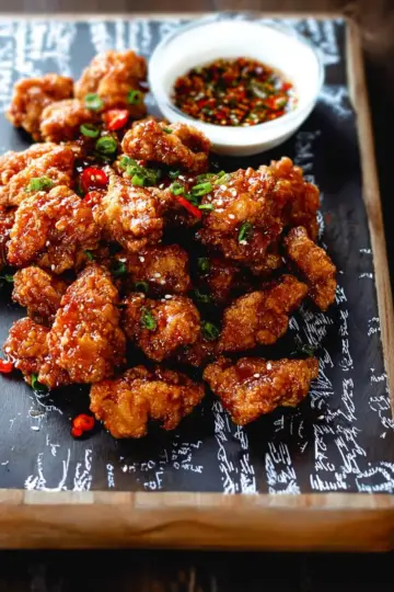 Dakgangjeong – Soy Garlic Fried Chicken