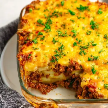 Ground Beef and Potato Casserole