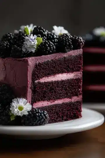 Blackberry Velvet Gothic Cake Recipe