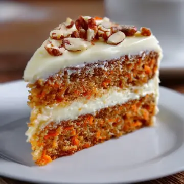 Authentique carrot cake américain