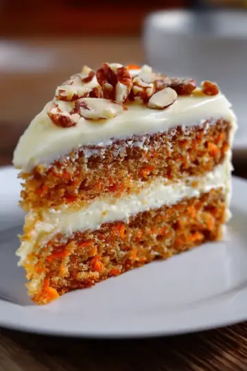 Authentique carrot cake américain