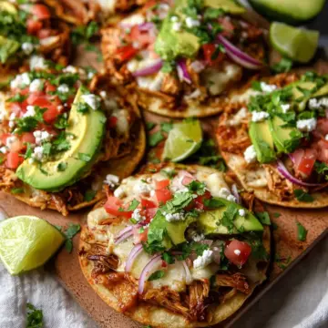 Sheet Pan Chicken Tostadas