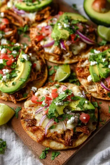 Sheet Pan Chicken Tostadas