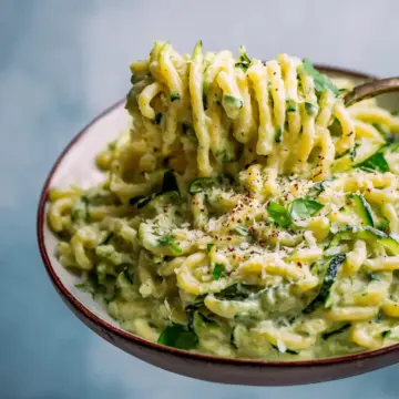 Creamy Zucchini Pasta
