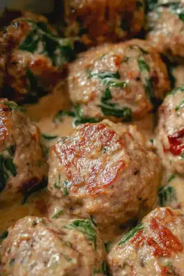 Low-Carb Spinach Turkey Meatballs