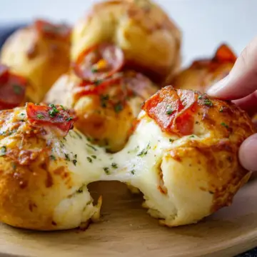 Air Fryer Pizza Bombs