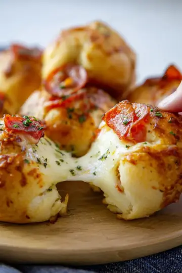 Air Fryer Pizza Bombs