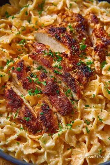 Creamy Garlic Parmesan Chicken Pasta Recipe