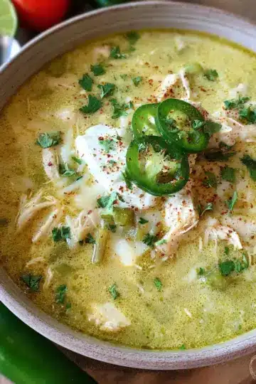 Creamy Green Enchiladas Chicken Soup