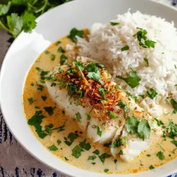 Baked Coconut Curry Cod Recipe