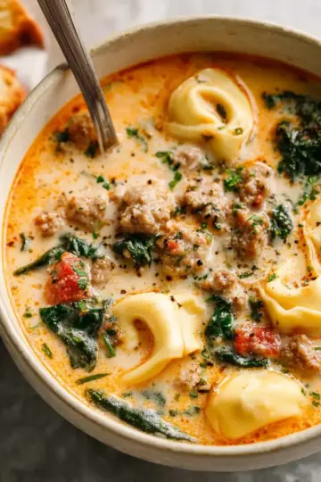 Sausage Tortellini Soup