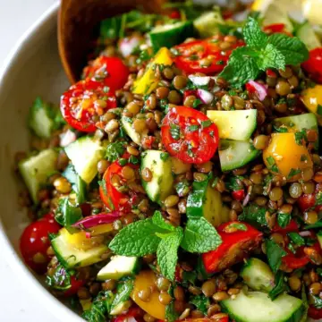 Mediterranean Lentil Salad