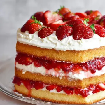 Strawberry Shortcake Cake
