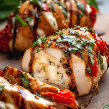 Caprese Stuffed Chicken