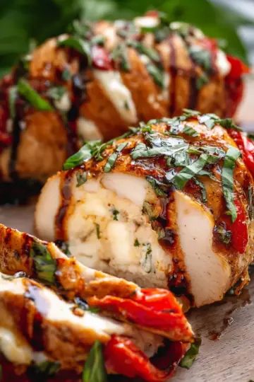 Caprese Stuffed Chicken